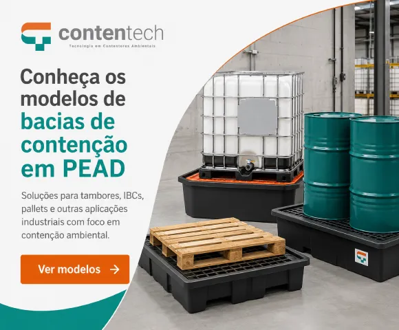 Conheça os modelos de bacias de contenção em PEAD da Contentech Modelos de bacias de contenção em PEAD