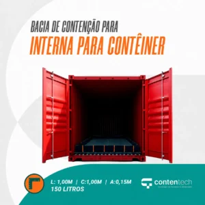 Bacia de Contenção Interna para Contêiner